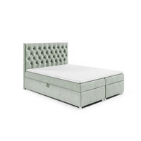 BOXBETT mit Bettkasten Trinity K-14 Bonellfederkern - Mintgrün, Holz/Holzwerkstoff (160/200cm) - Best For Home