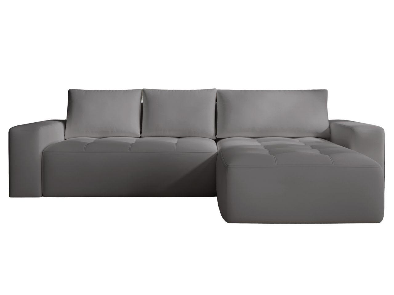 ECKSOFA Portland Dunkelgrau Rechts - Dunkelgrau, Holz/Kunststoff (250/165cm) - Graingold