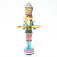 NUSSKNACKER Figur B17.6 x T13.6 x H40 cm - Altrosa, Naturmaterialien (13.6/40/17.6cm)