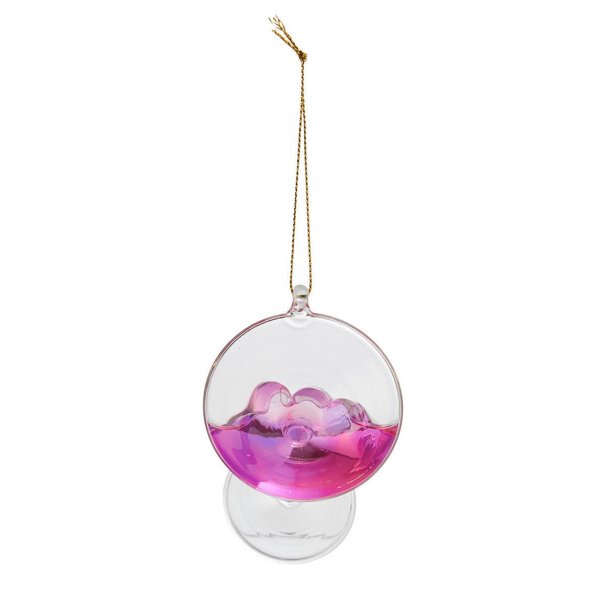 ANHÄNGER HANG ON Cosmopolitan - Pink, Glas (6/10/6cm) - Butlers