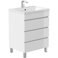 WASCHTISCH Frome-02 - Weiß, Holzwerkstoff (60/84/46cm) - Lomado
