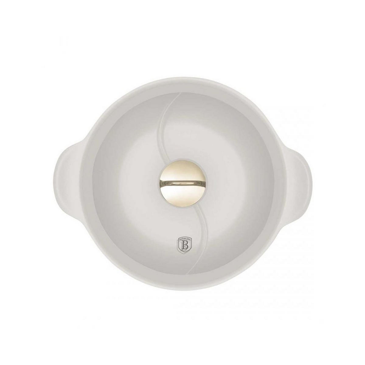 TOPF Weiß 40/30/10 cm BH8628 - Weiß, Metall (30cm) - Berlinger Haus