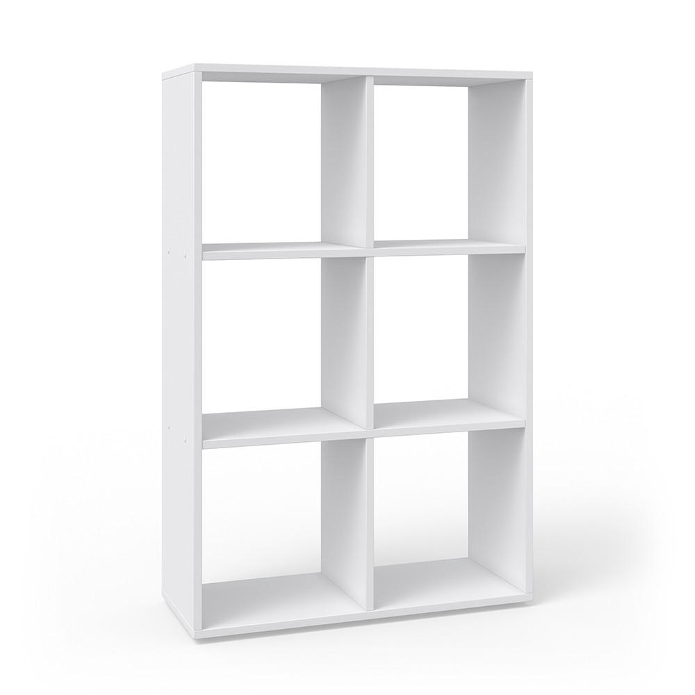RAUMTEILER Karree Weiß 72 x 107.8 cm - Weiß, Holzwerkstoff (72/107.8/29cm) - Vicco