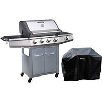 GASGRILL bingo 5 Silber - Grau, Metall (57/115/143cm) - Habitat Garten