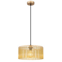 HÄNGELEUCHTE LEEDS Gold Acrylstäbe - Goldfarben, Metall (35/35/135cm) - Nowa