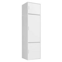 KLEIDERSCHRANK Der Grenzenlose - Weiß, Holzwerkstoff (60/234/58cm) - Mokebo