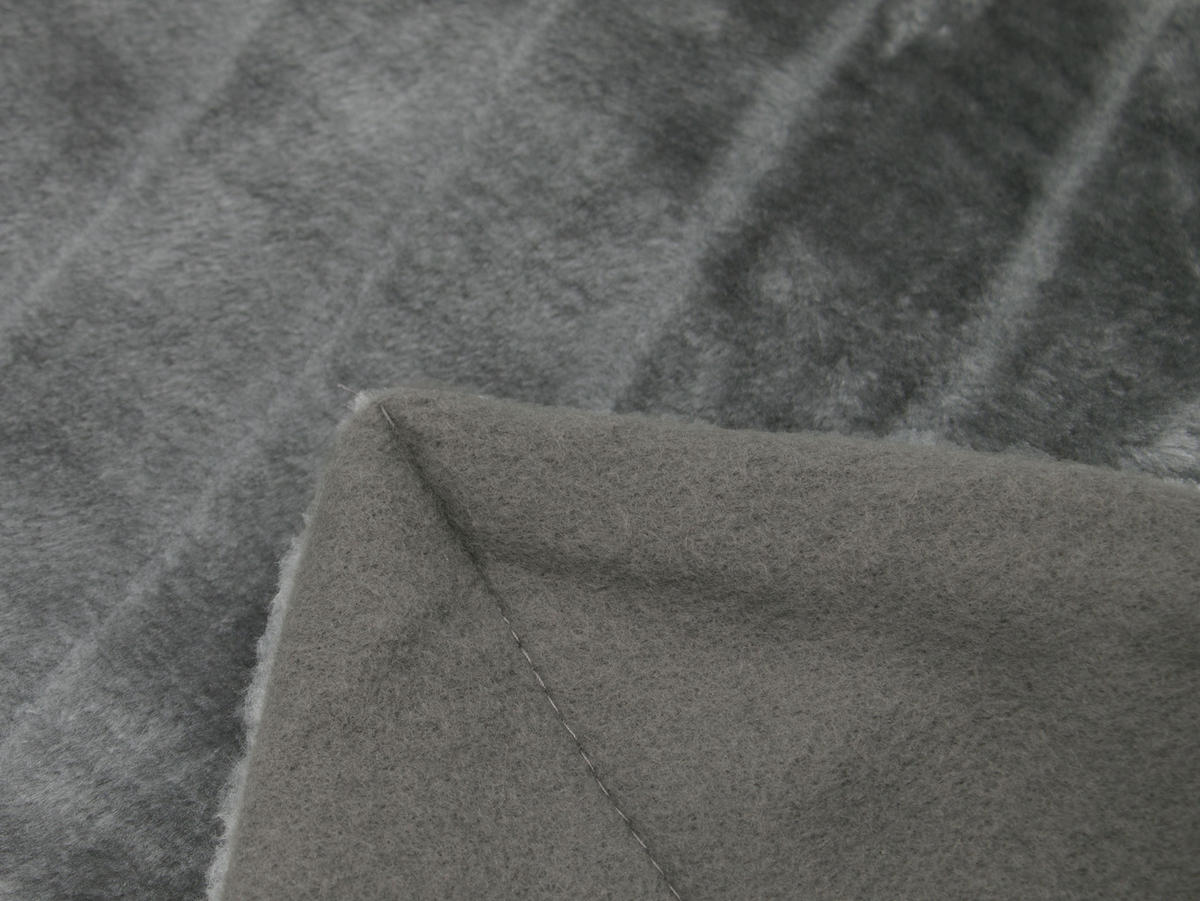 KUSCHELDECKE, 150x200 cm, 100% Polyester, Grau - Grau, Textil (150/200cm) - Zollner