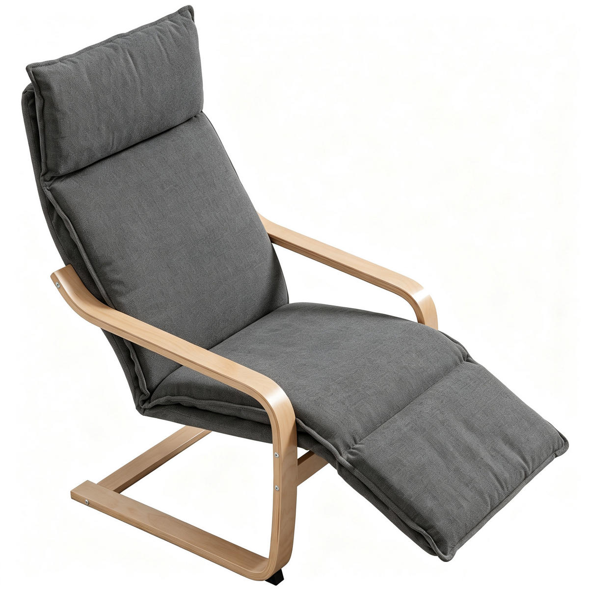 SESSEL Dunkelgrau 90.0/67.0/105.0cm - Dunkelgrau, Textil (67/105/90cm)