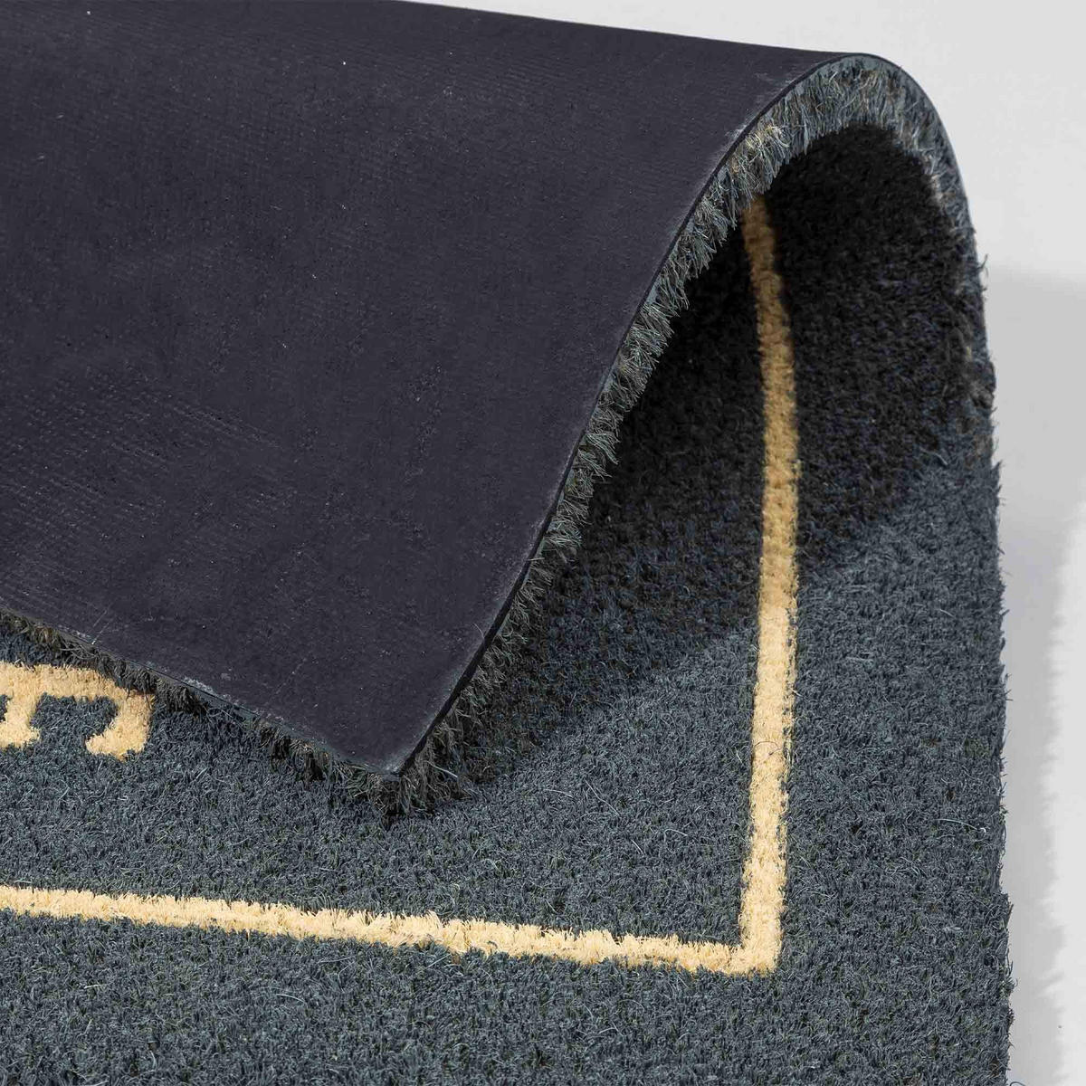 RUTSCHFESTE FUßMATTE COCO 2ER SET - Grau, Textil (40/60cm) - Astra