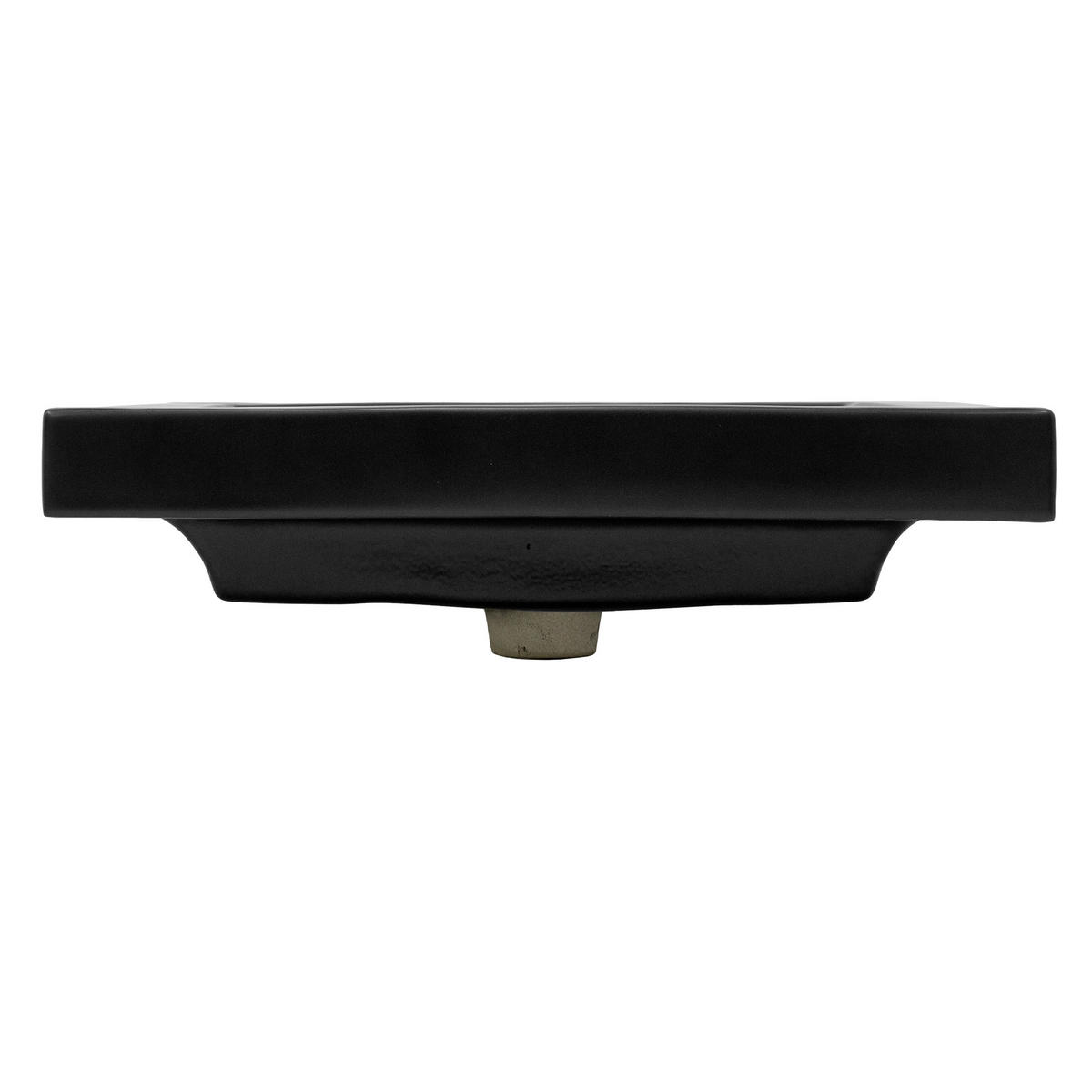 WASCHBECKEN - Schwarz, Keramik (48/63/63cm) - ML-DESIGN