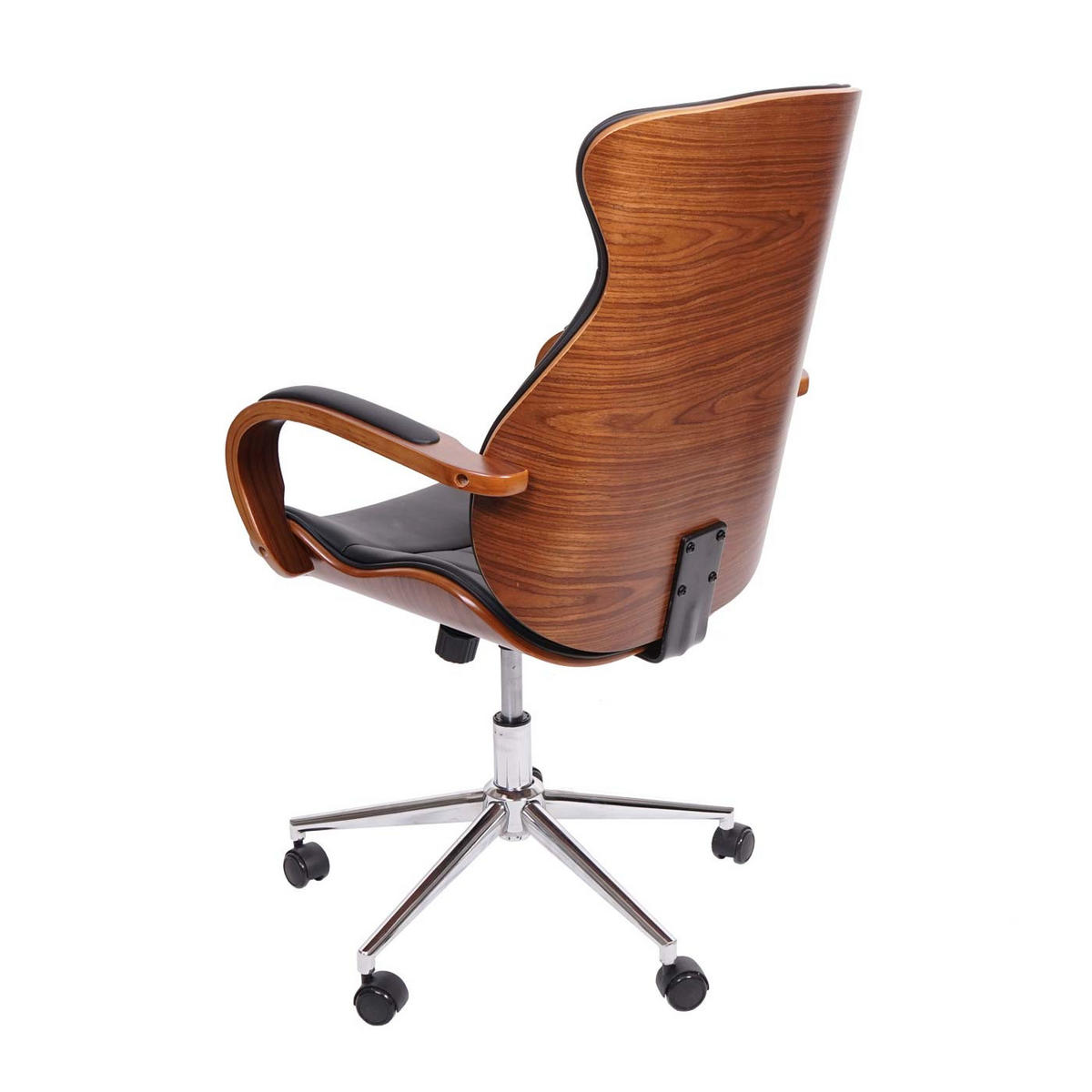 BÜROSTUHL Schwarz - Schwarz, Holz (63/109/64cm) - MCW
