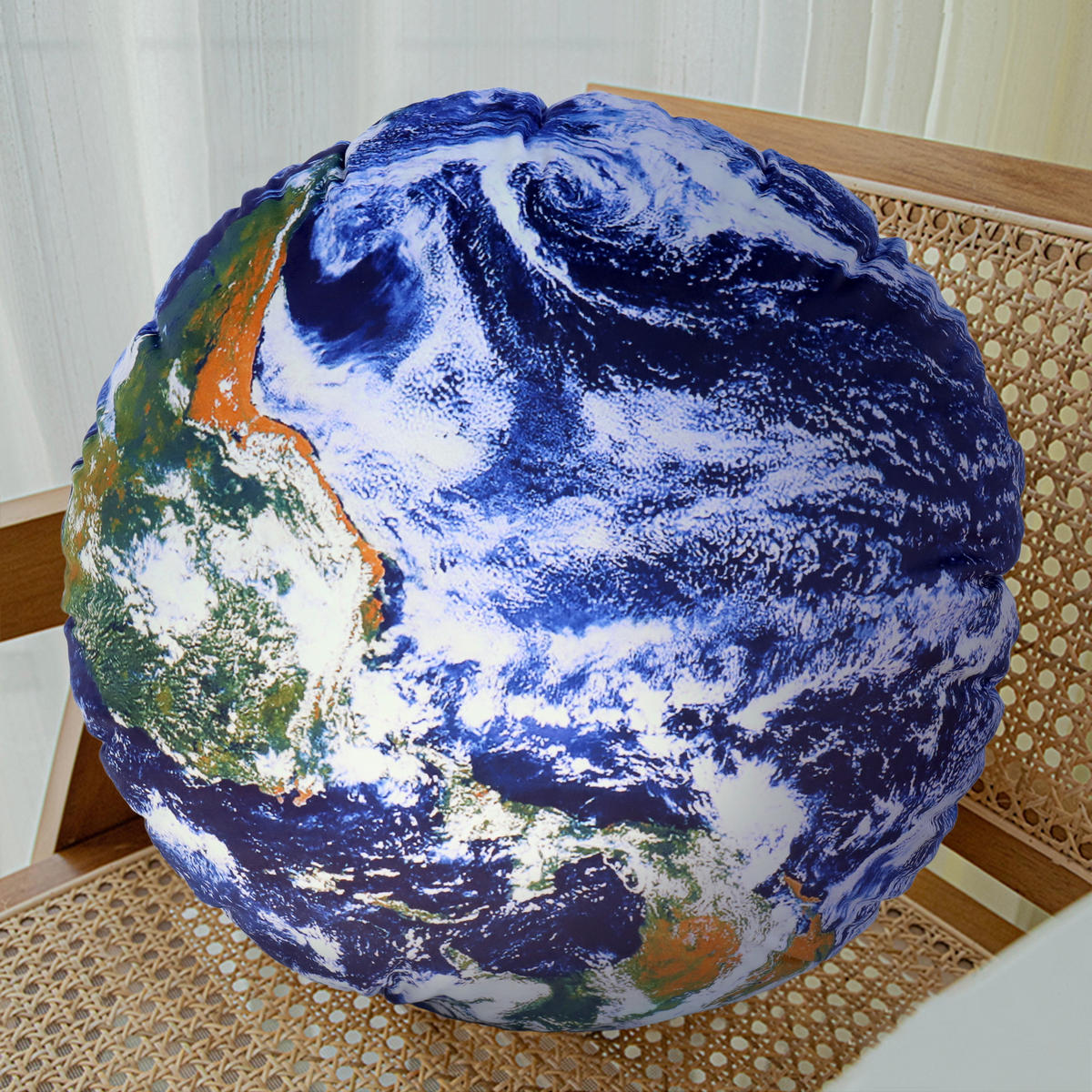 KISSEN Planet Universum Erde 25cm - Multicolor, Textil (25/6cm) - Vercart