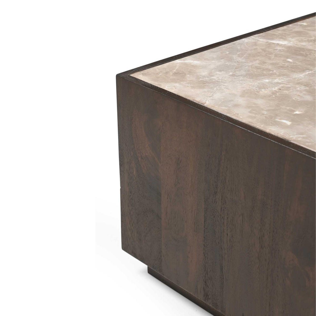COUCHTISCH Braun 80/80/40 cm - Braun, Holz (80/80/40cm) - Starfurn