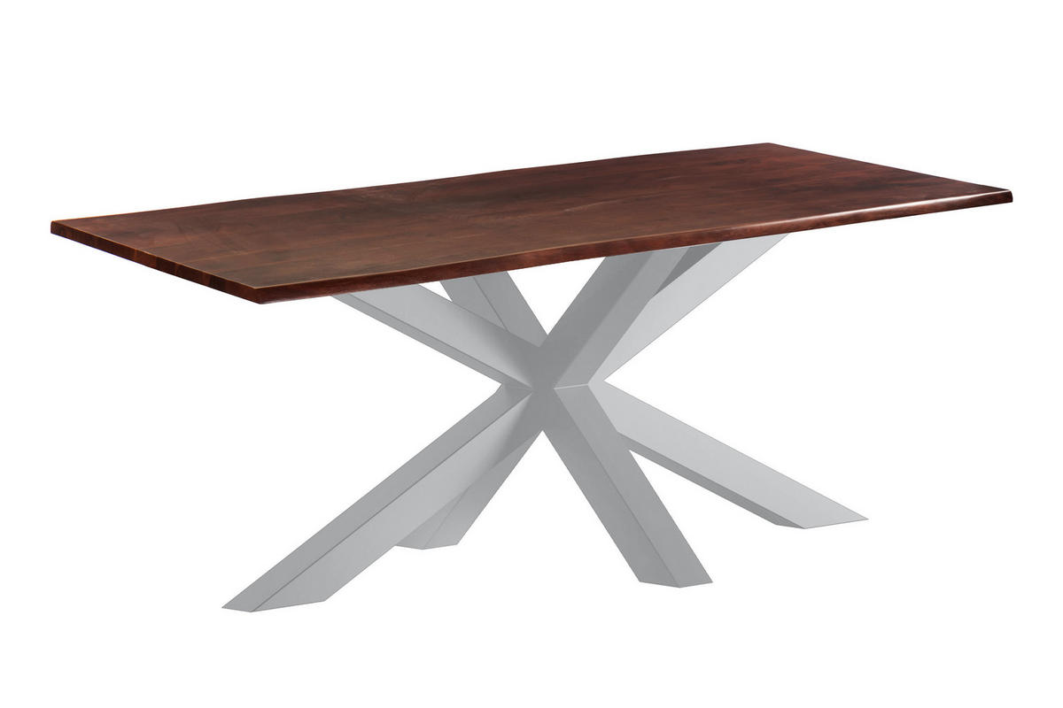 ESSTISCH ROXANA - Beige/Naturfarben, Holz (90/180/77cm) - SAM