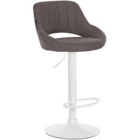 BARHOCKER Milet 85x47x48 cm dunkelgrau - Dunkelgrau, Textil (47/85/48cm) - furnicato