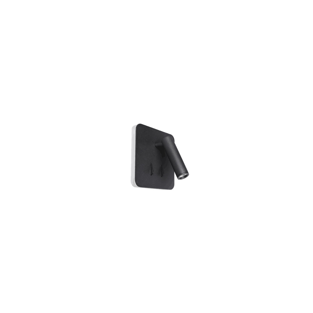 WANDLEUCHTE Bilbao, Schwarz, 13cm - Schwarz, Metall (13/9/13cm) - KOSILUM