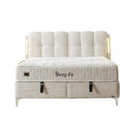 POLSTERBETT Sleep Fit 120x200 Creme - Creme, Textil/Metall (120/200cm) - Villa Möbel