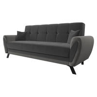 SCHLAFSOFA Kaja - Anthrazit/Schwarz, Holz/Textil (228/93/90cm) - MIRJAN24