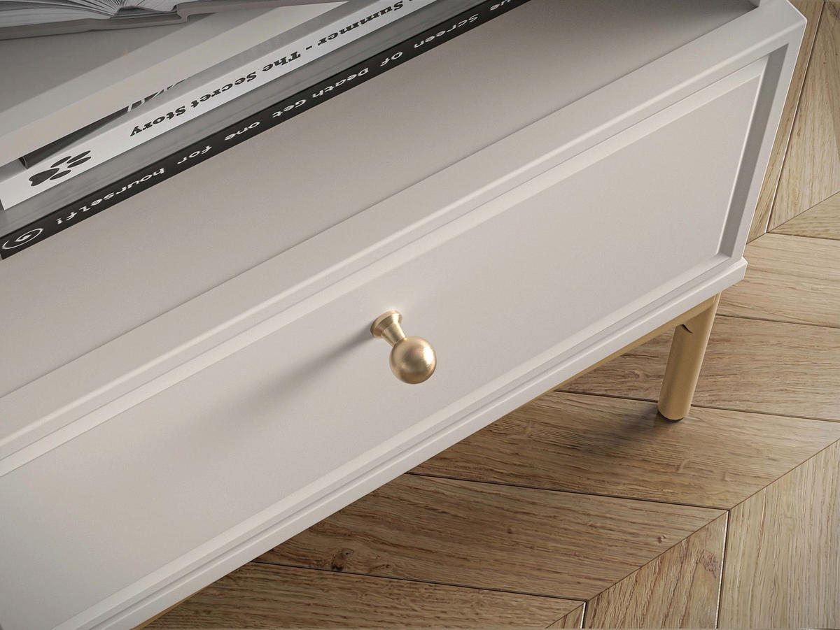 NACHTTISCH – 45 cm – Sandro – Sandfarben - Sandfarben, Holzwerkstoff (45/53/34cm) - hi-markt