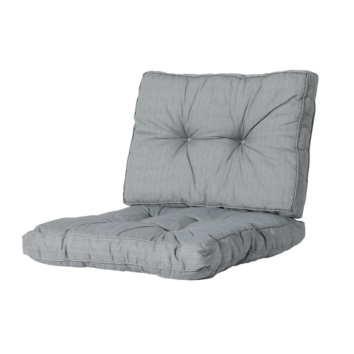 RÜCKENKISSEN Basic 43/73 cm 2er-Set - Grau, Textil (73/8/43cm) - Madison