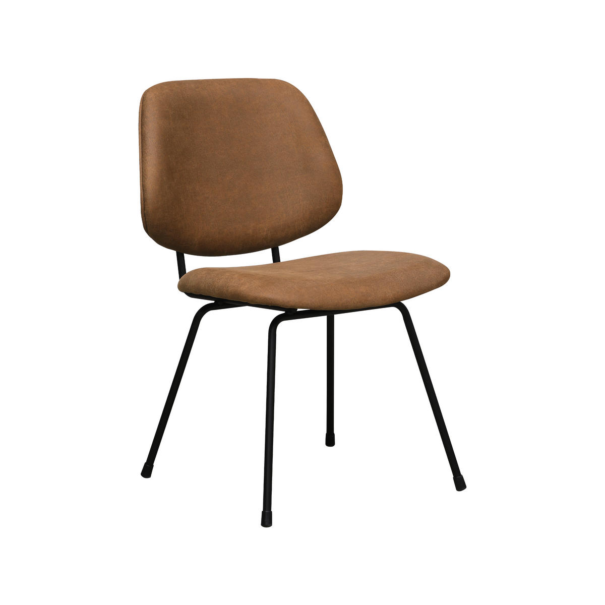 ESSZIMMERSTUHL Bello - Brown - 62/82/58 cm - 2er-Set - Braun, Textil (48/82/58cm) - LABEL51