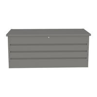 GARTENBOX - 174 cmcm x 73 cmcm - Metall - Grau - TOMASO - Grau, Metall (174/72/73cm) - Vente-Unique