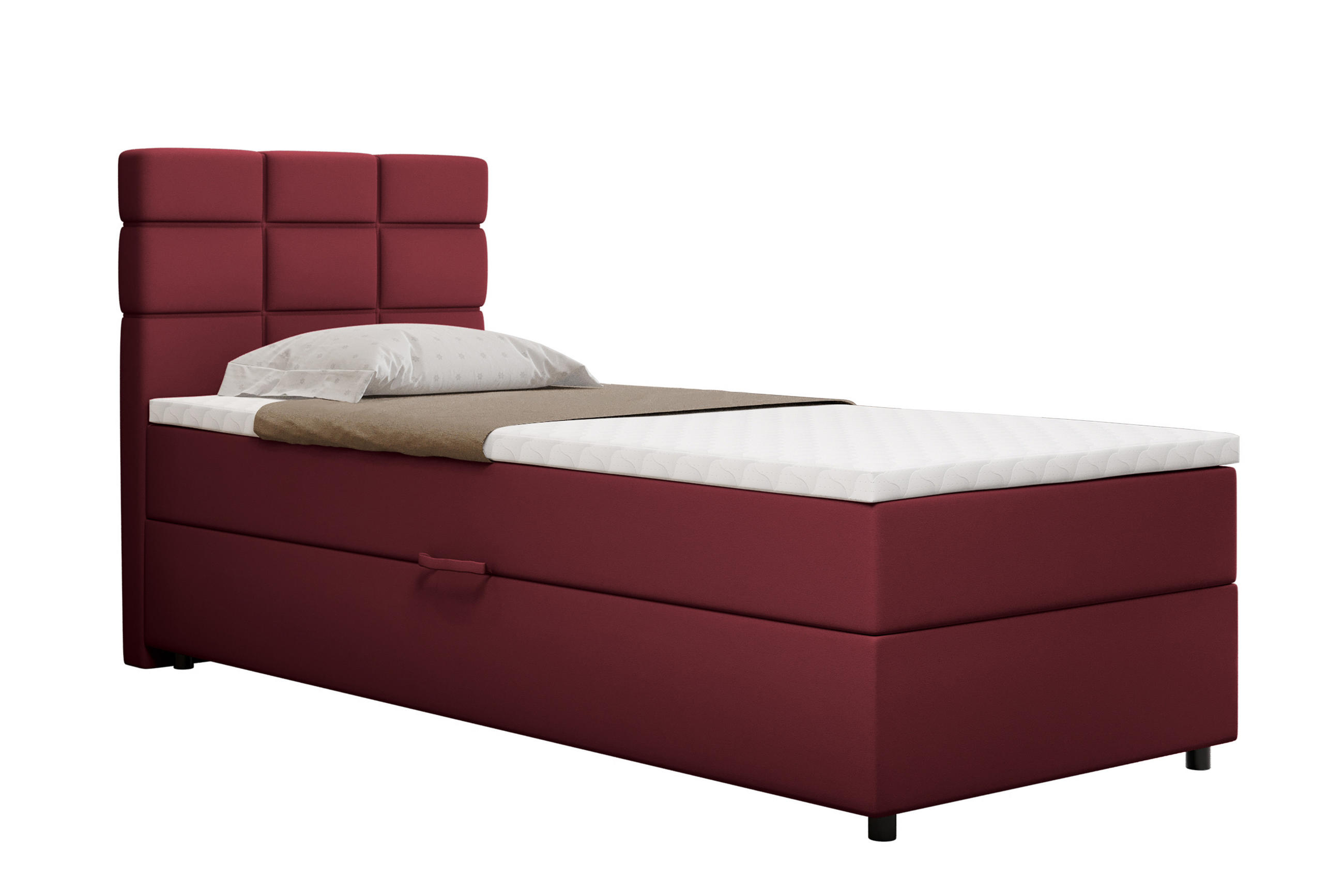 Homesy Boxbett Rot 90x200 cm