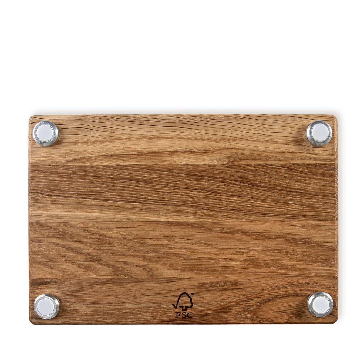 SCHNEIDEBRETT Solida - Eichefarben/Braun, Holz (15/22cm) - KONSIMO®