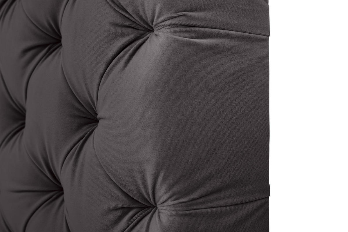 BOXSPRINGBETT SINDAR Anthrazit Webstoff - Anthrazit/Schwarz, Textil (160/200cm) - KAWOLA