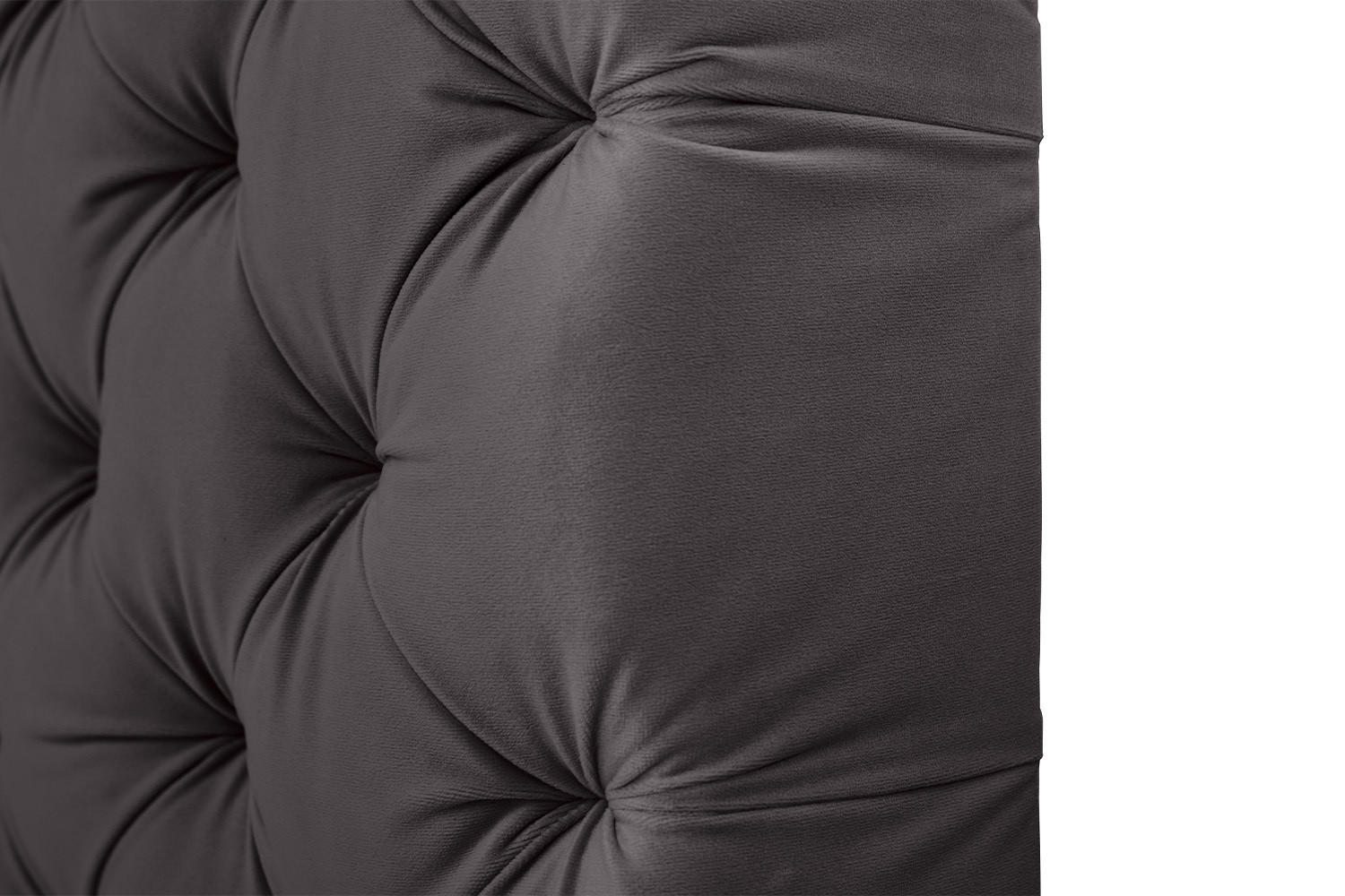 Thumbnail - Kawola Boxspringbett, Anthrazit, Silber, Textil, 160x200 cm, Schlafzimmer, Betten, Boxspringbetten