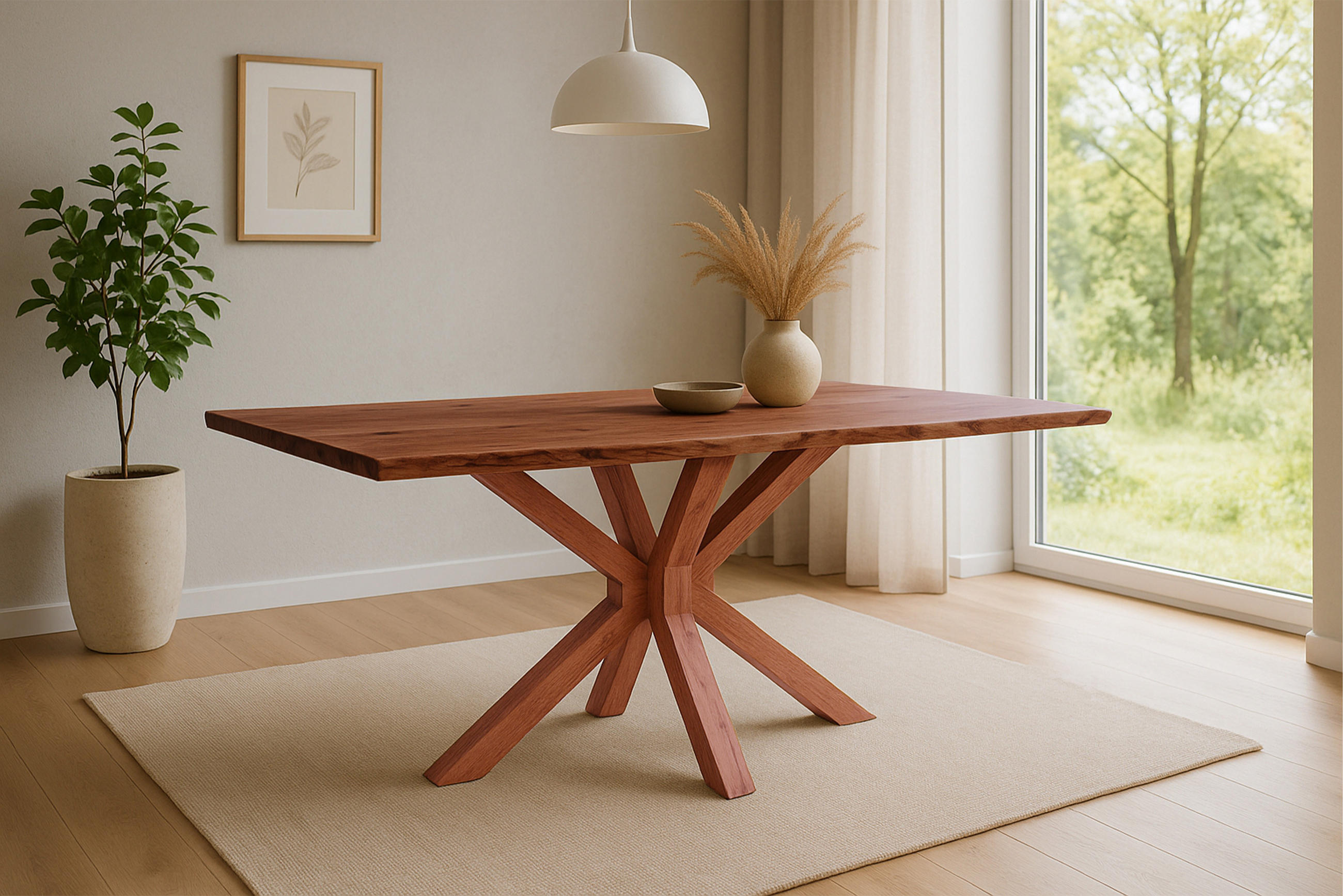 ESSTISCH PRAG - Braun, Holz (100/220/77cm) - SAM