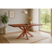 ESSTISCH PRAG - Braun, Holz (100/220/77cm) - SAM