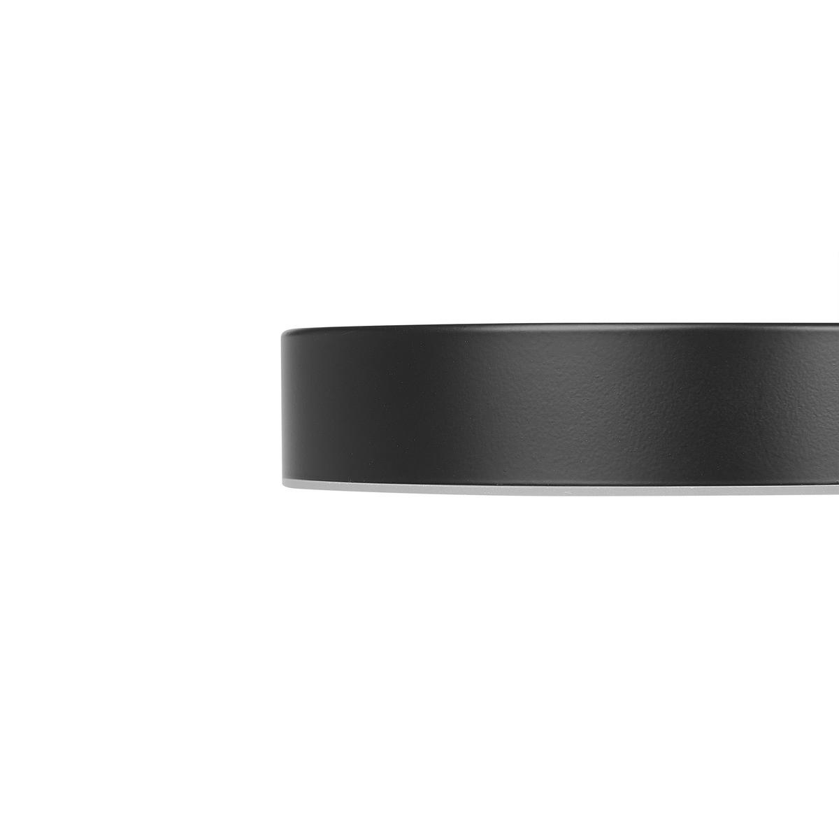 DECKENLEUCHTE Luga 20/54/3 cm - Schwarz, Metall (20/54/3cm) - Beliani