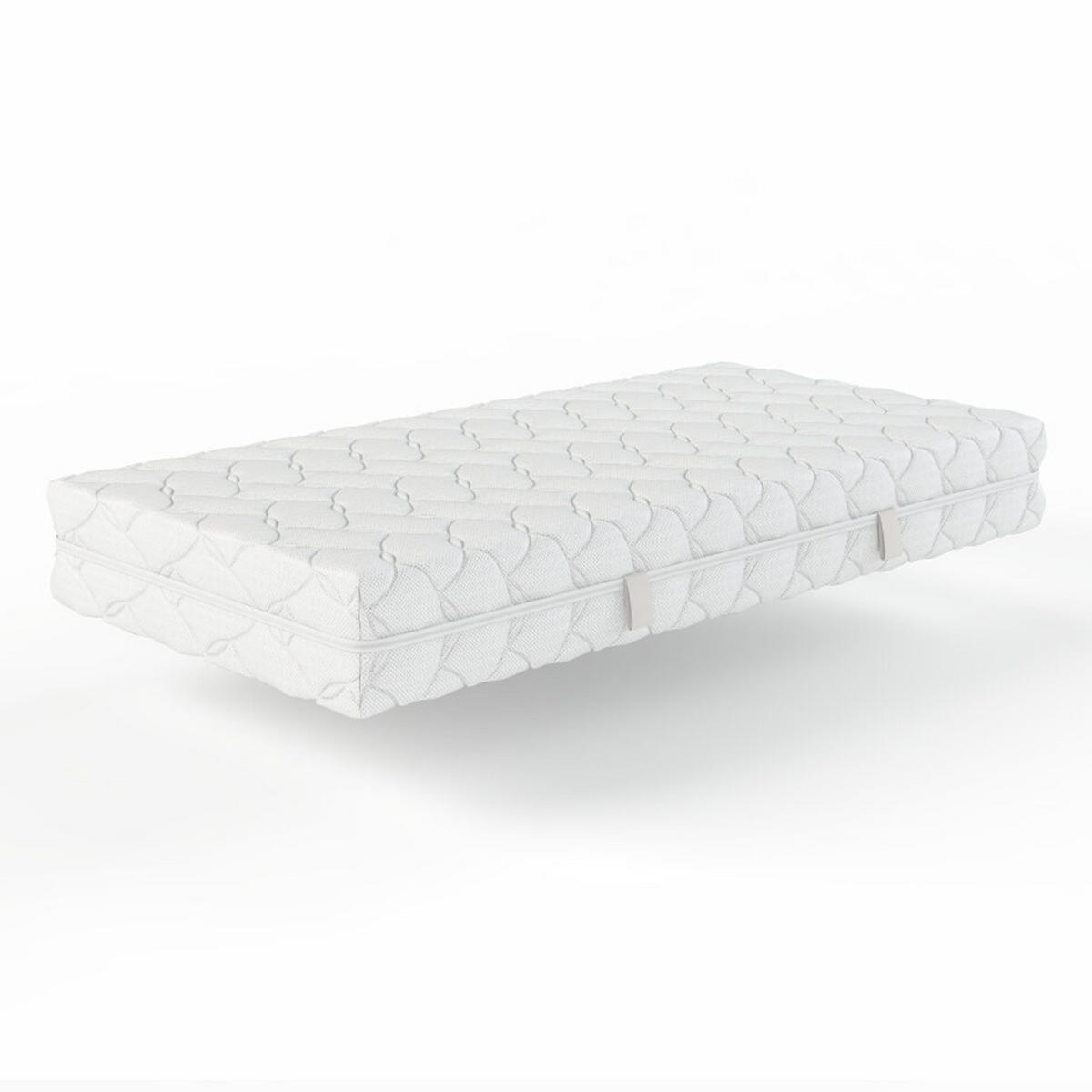 TASCHENFEDERKERN-MATRATZE "Dream TA 1000", H4, 90 x 190 cm, Höhe: ca. 22 cm - Weiß, Textil (90/190cm) - Hn8 Schlafsysteme