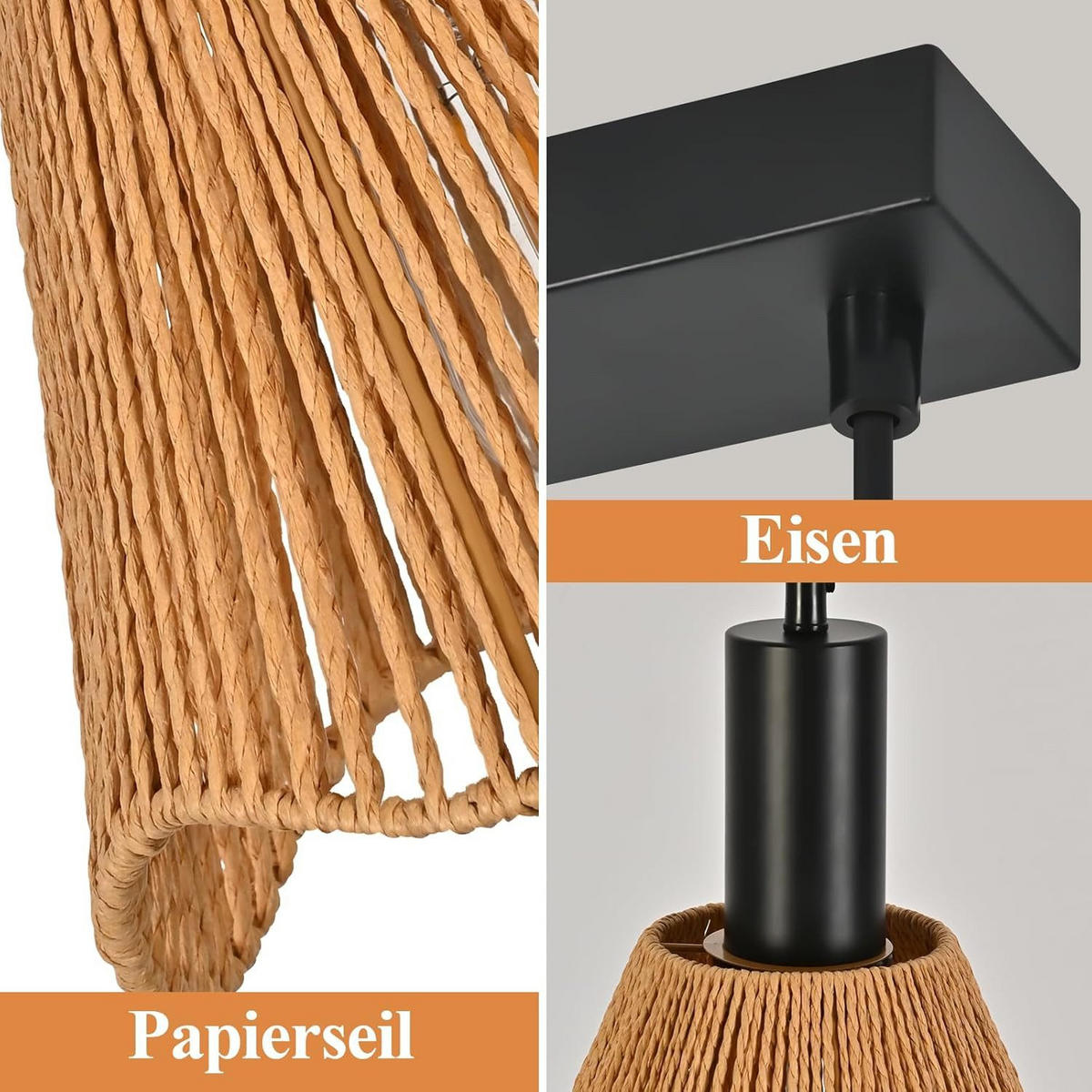 PENDELLEUCHTE ASCHAFFENBURG Ⅲ 74/56/120 cm - Schwarz, Metall (74/56/120cm) - Nettlife