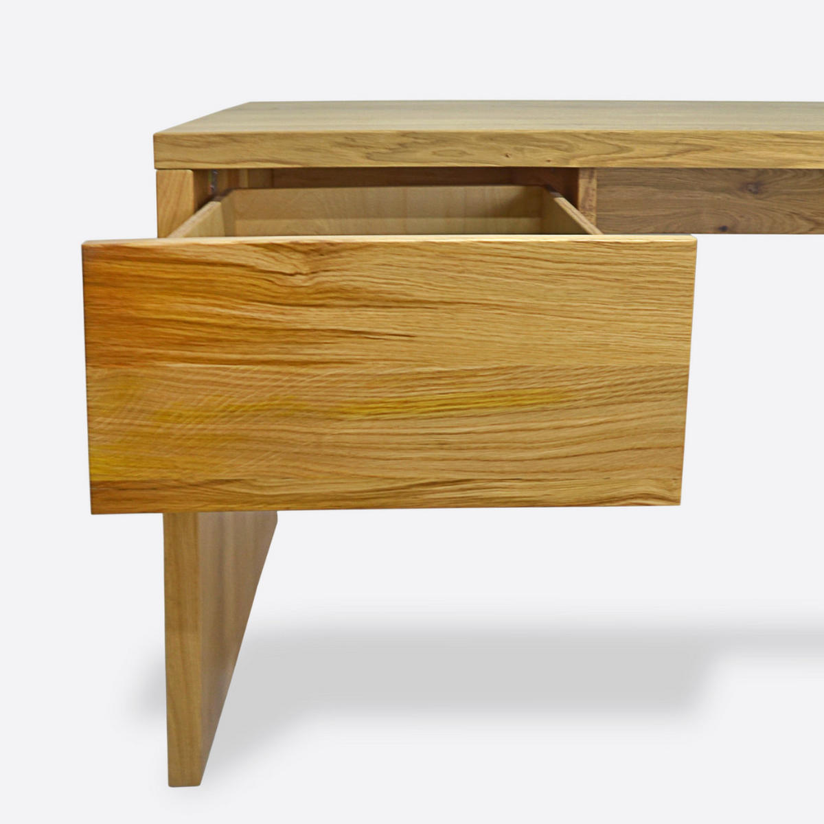 EICHENSCHREIBTISCH mit Schubladen DAVOS I - Eichefarben, Holz (75/170/75cm) - Rawood Furniture