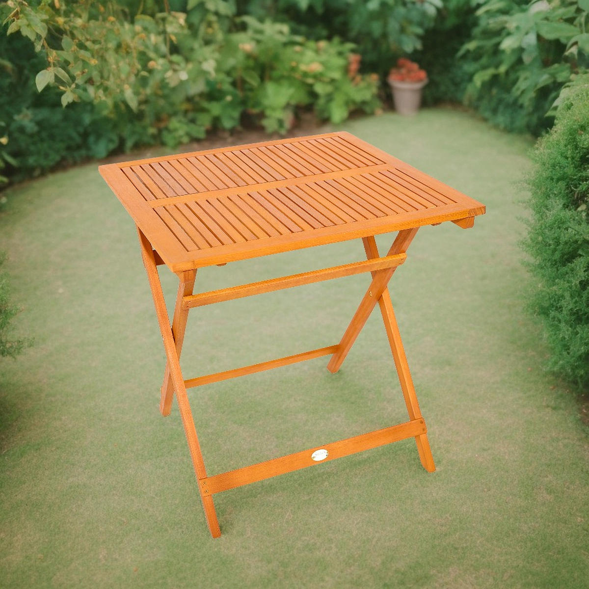 GARTENTISCH Linus - Braun, Holz (70/70/73cm) - Sedex