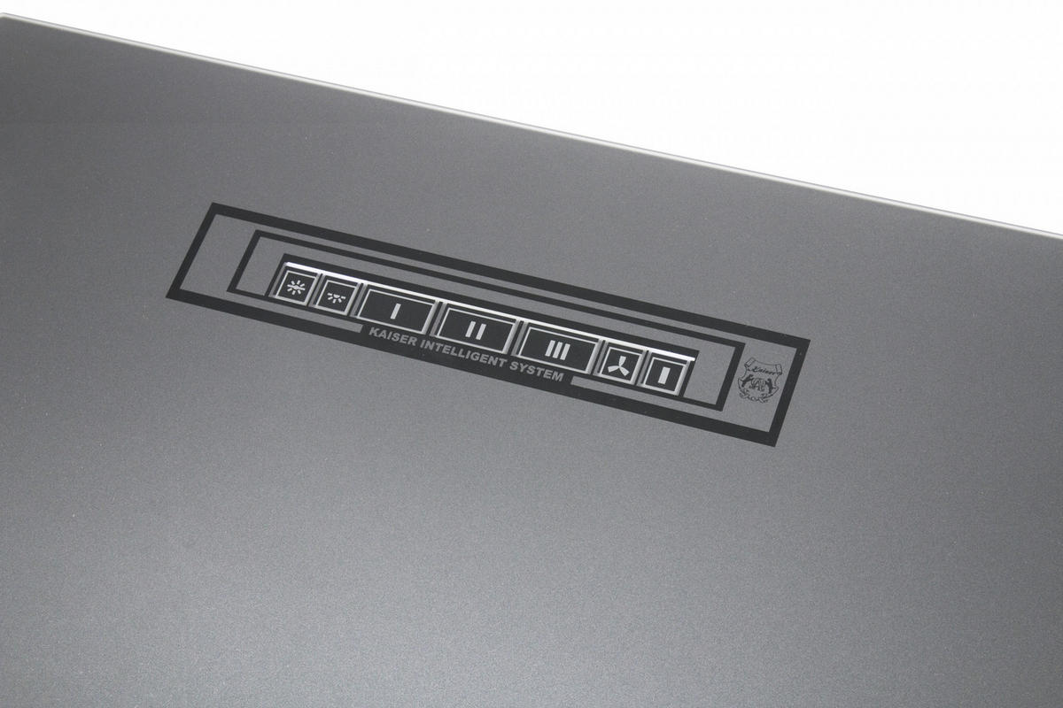 DUNSTABZUGSHAUBE AT 6402 Eco 60cm in Graphitgrau - Grau, Metall (60/76.4/38.2cm)