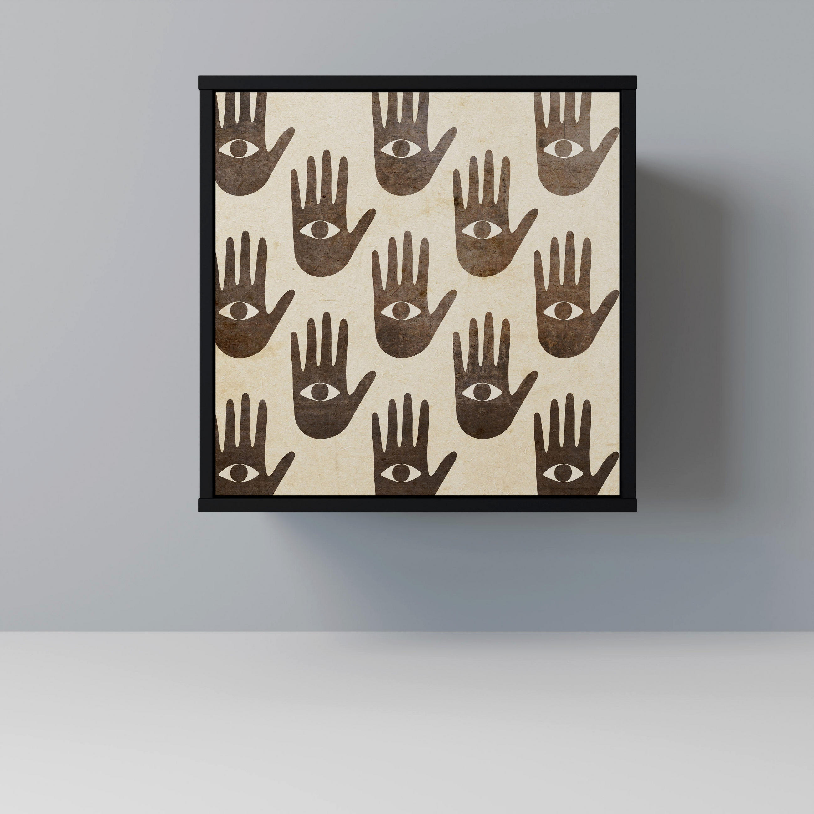 SpaceRebels Sideboard Schwarz 57.5x57.5x42 cm