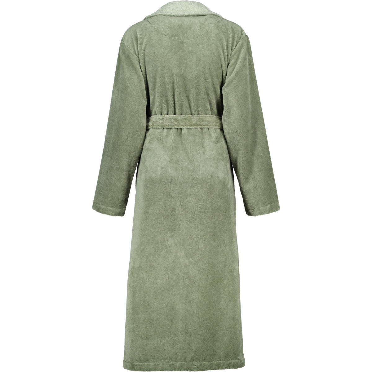 BADEMÄNTEL DAMEN STEHKRAGEN ANDORRA DETOX GREEN/EUKALYPTUS - 0002 - Grün, Textil (Lnull) - Vossen