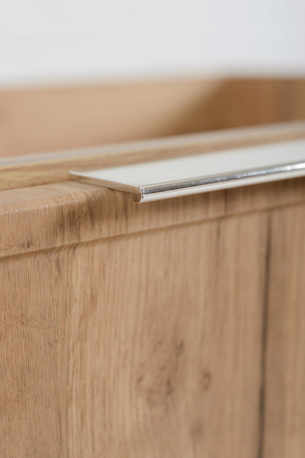 WASCHBECKUNTERSCHRANK SLIM 120cm mit Arbeitsplatte Weiß Eik Craft - Eichefarben/Weiß, Holzwerkstoff (120/57/46cm) - Rodan