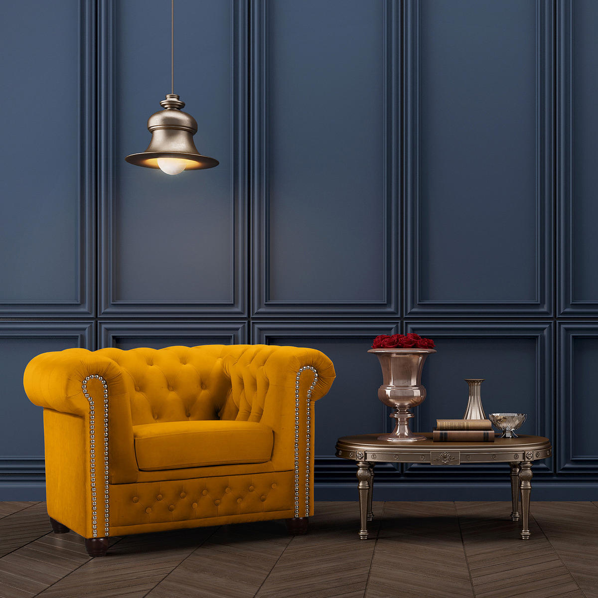 SESSEL - Gelb/Buchefarben, Buchenholz/Textil (104/72/86cm) - home24