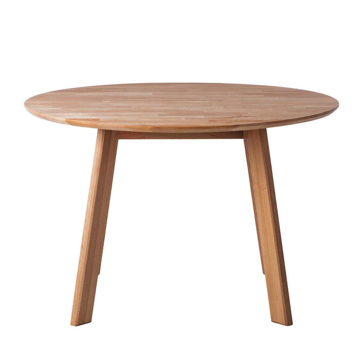 ESSTISCH - Massivholz - Buchefarben, Holz (120/120/75cm) - home24