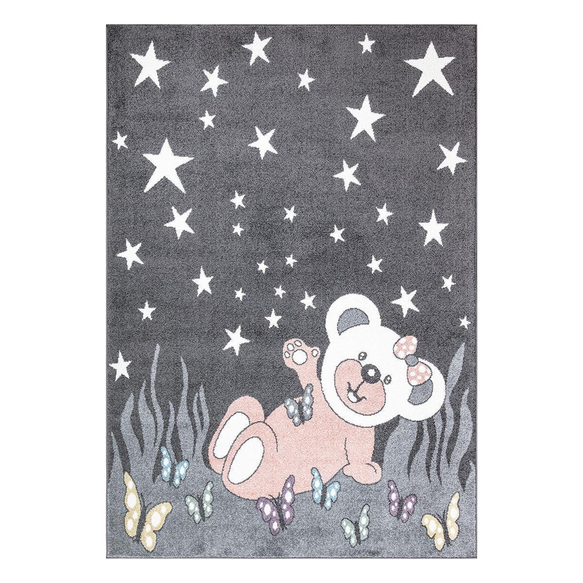 KINDERTEPPICH Anime 916 Grau 140x200 cm - Grau, Textil (140/200cm) - carpet city