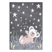 KINDERTEPPICH Anime 916 Grau 190x280 cm - Grau, Textil (190/280cm) - carpet city