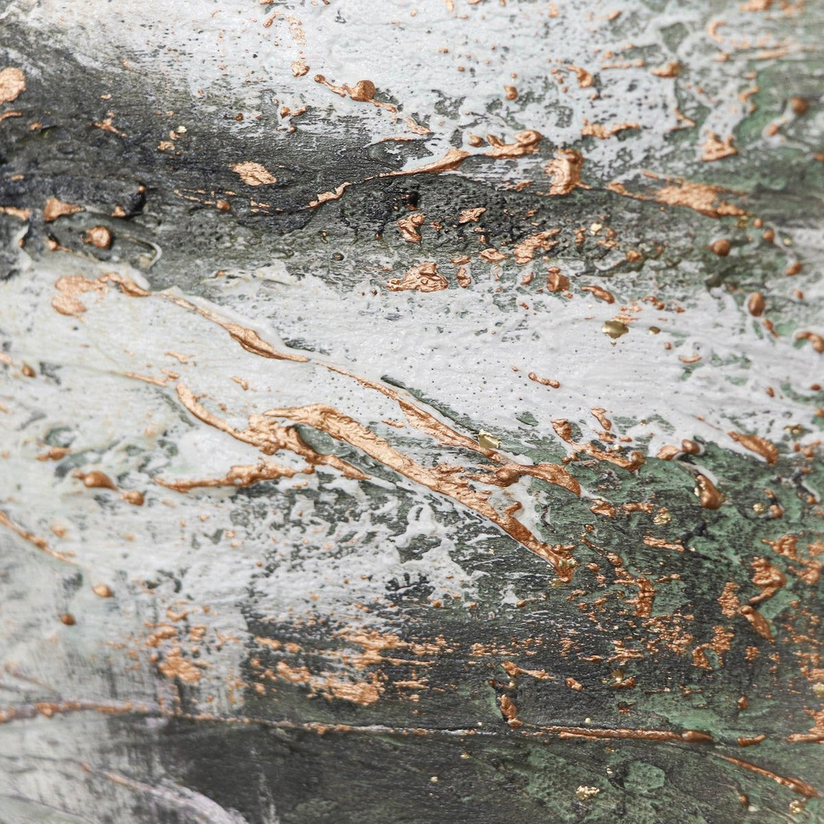GEMÄLDE Ruhe vorm Sturm auf Keilrahmen 160x80 cm - Grün, Holz (160/80cm) - YS-art gallery