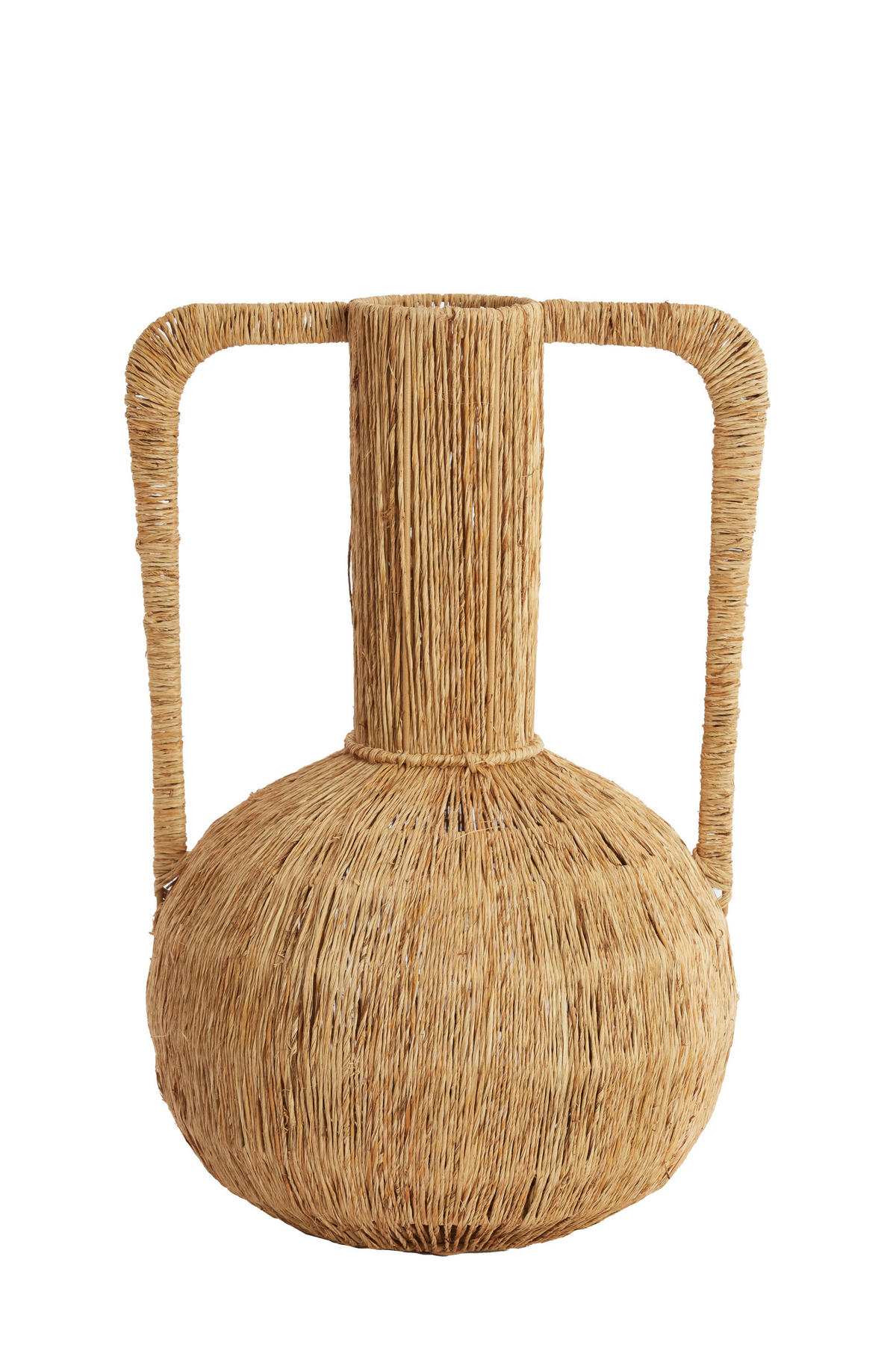VASE Blenza - Braun - 30/30/46 cm - Braun, Textil (46cm) - Light & Living