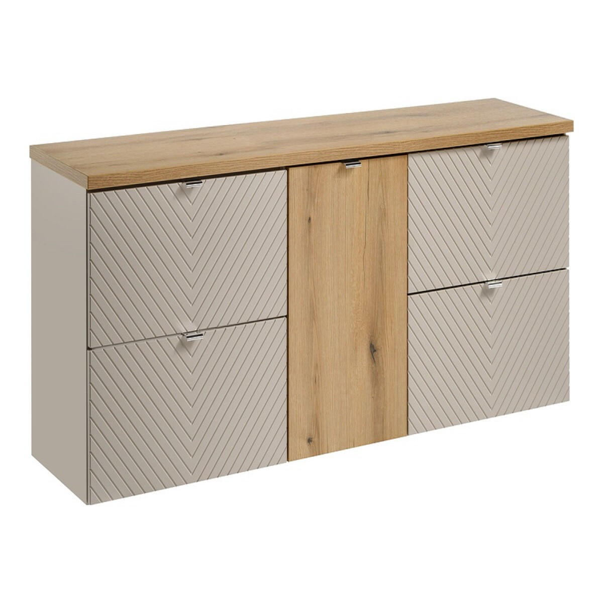 Milaros Markt Waschtischunterschrank Kaschmir 160x57x40 cm