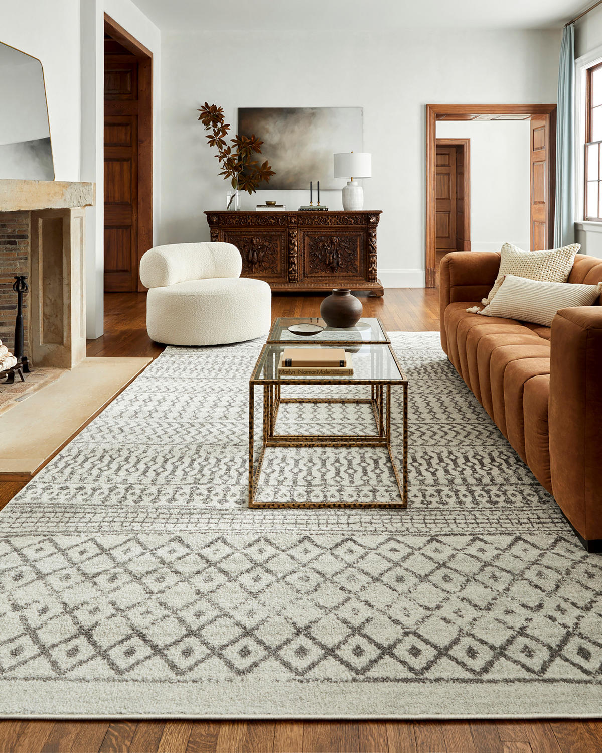 KURZFLORTEPPICH 120x170 cm Grau - Grau, Textil (120/170cm) - LIVABLISS