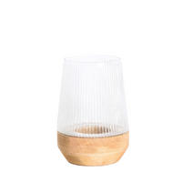 WINDLICHT Minas Braun Ø18/26 cm - Braun, Holz (18/26/18cm) - Light & Living